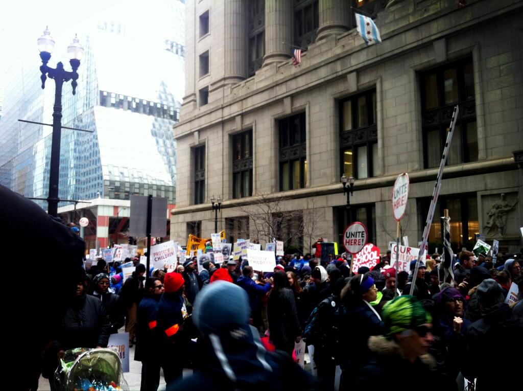 Massive Rally Held to Protest School Closings Chicago News WTTW